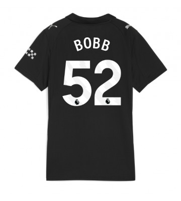Manchester City Oscar Bobb #52 Udebanetrøje Dame 2025-26 Kortærmet
